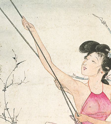 克东-胡也佛的仕女画和最知名的金瓶梅秘戏图